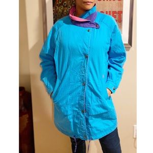 80s/90s Retro Funky Mulberry Street Anorak Coat